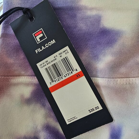 FILA Women's Tie-Dye T-Shirt and Bike Shorts - Picture 6 of 6